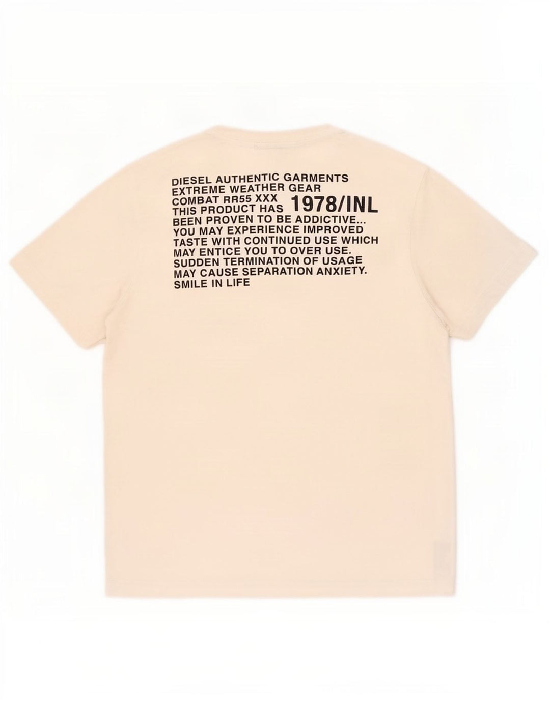 Tricou grafic pentru bărbați Diesel Top Medium Alb Bumbac