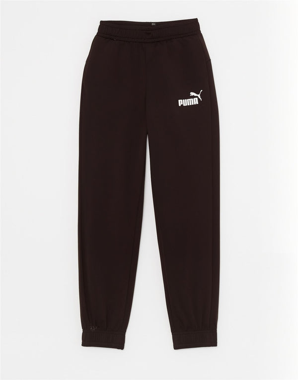 Puma Fete Trening Pantaloni Joggeri 11-12 Ani Negru Poliester