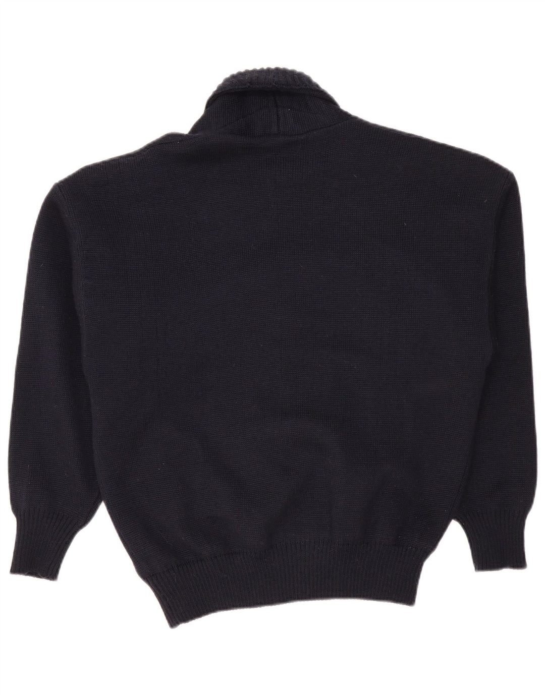 Pulover cardigan pentru bărbați VINTAGE IT 50 Mediu Lână bleumarin