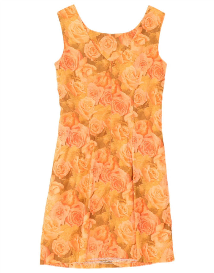 Rochie Fox's pentru femei, fără mâneci, EU 36, portocaliu, florală