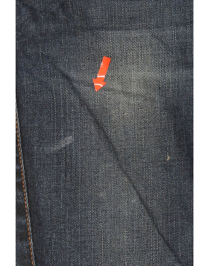 TRUSSARDI Womens Slim Jeans W27 L30 Navy Blue Cotton Vintage Trussardi and Second-Hand Trussardi from Messina Hembry 