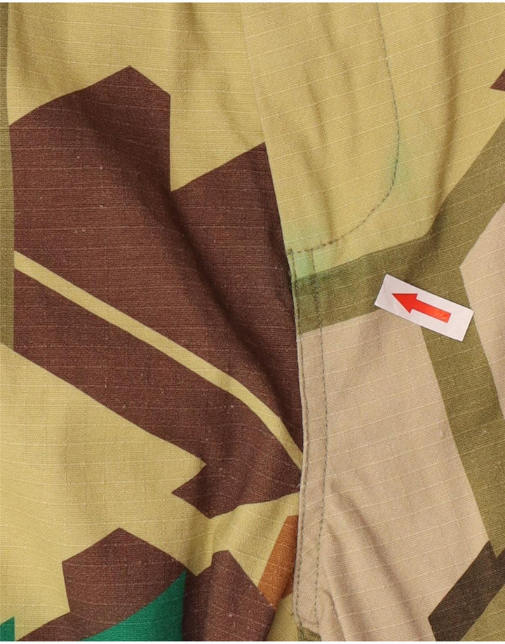 Pantaloni cargo vintage pentru bărbați, medii L32 L28, bumbac geometric multicolor