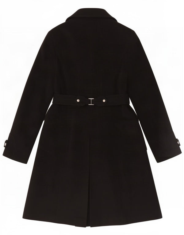 Karen Millen Pardesiu pentru femei UK 14 mare, negru, poliamidă