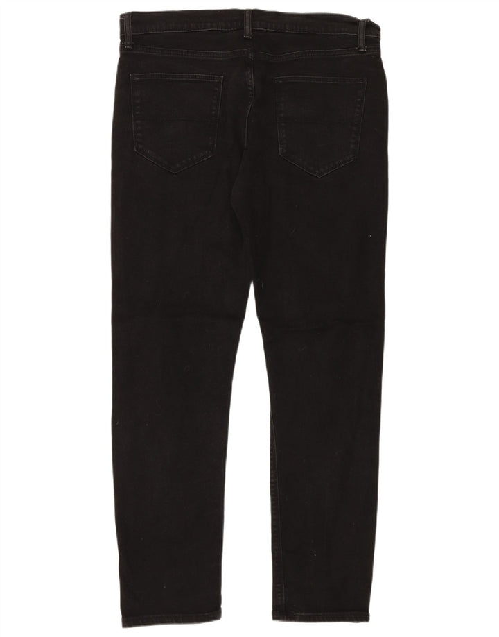 Blugi slim pentru bărbați Marks & Spencer W34 L31 bumbac negru