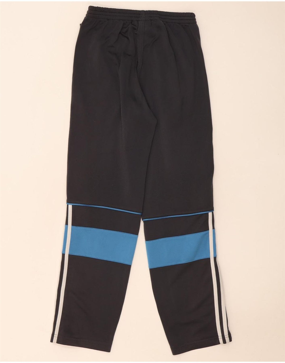 Pantaloni de trening Adidas pentru băieți 11-12 ani, gri, poliester color bloc