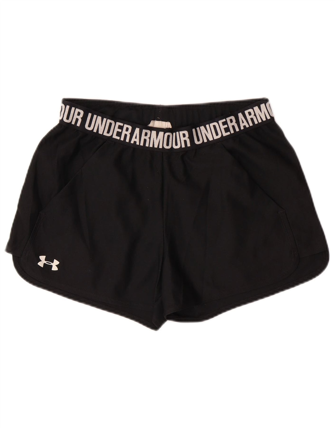 UNDER ARMOUR Pantaloni scurti sport pentru femei Heat Gear Graphic UK 10 Small Black