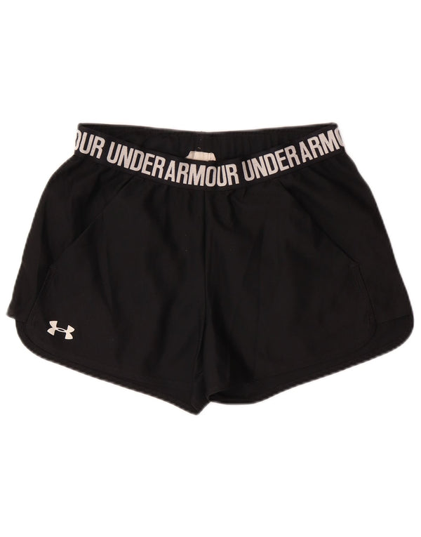 UNDER ARMOUR Pantaloni scurti sport pentru femei Heat Gear Graphic UK 10 Small Black