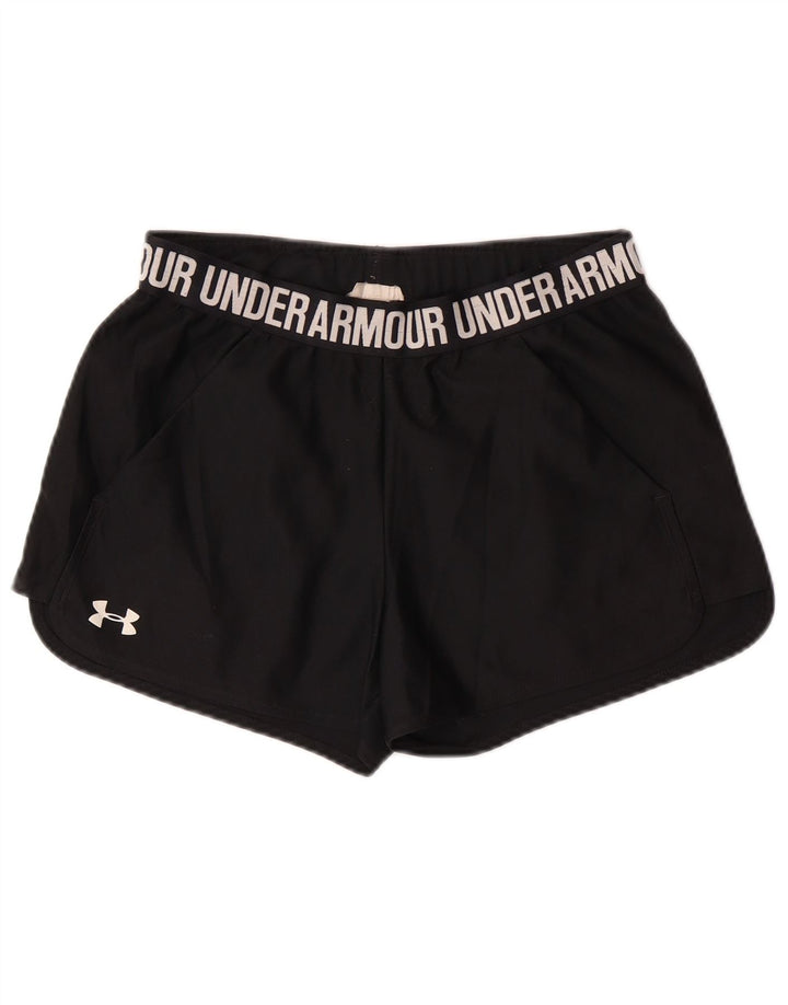 UNDER ARMOUR Pantaloni scurti sport pentru femei Heat Gear Graphic UK 10 Small Black