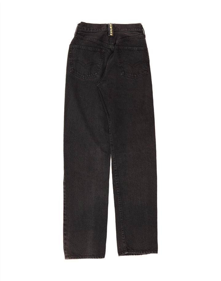 REPLAY Womens Straight Jeans W26 L32 Black Cotton Vintage Replay and Second-Hand Replay from Messina Hembry 
