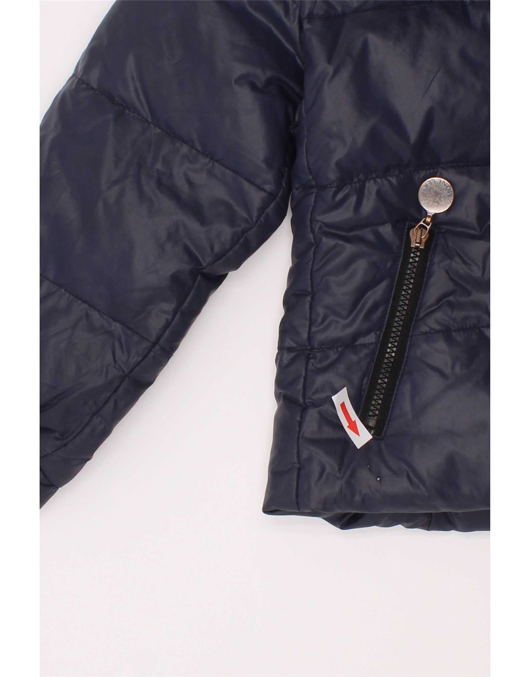 Jachetă căptușită pentru bebeluși Moncler 18-24 luni Poliamidă bleumarin
