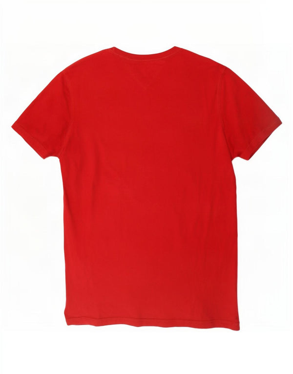 Tricou grafic Tommy Hilfiger pentru bărbați Top mic bumbac roșu