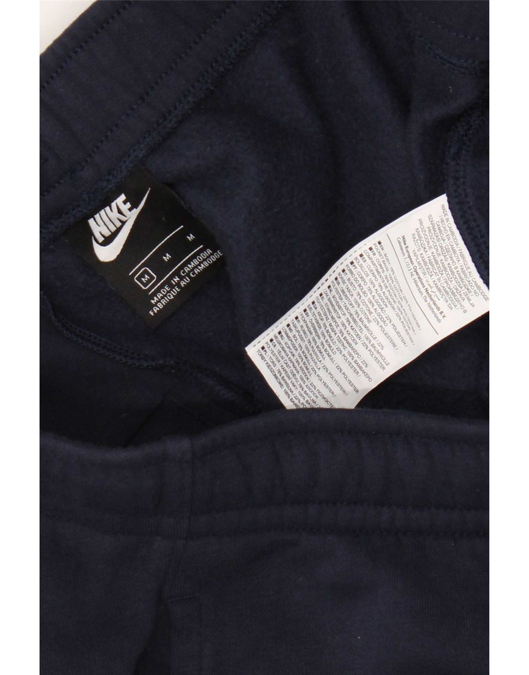Pantaloni de trening pentru bărbați Nike Pantaloni de jogging, bumbac mediu albastru bleumarin