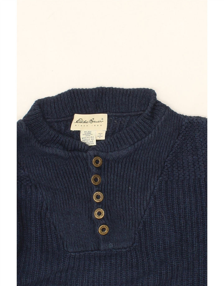 EDDIE BAUER Pulover pentru bărbați loose fit cu decolteu rotund, mediu bleumarin