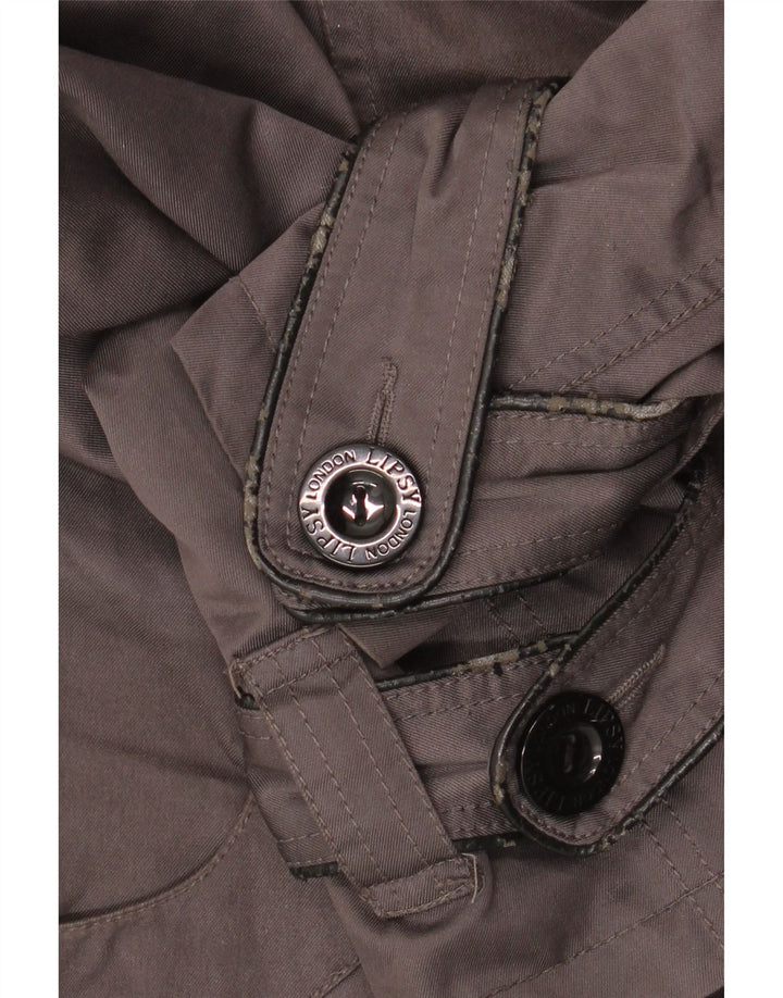 Trench pentru femei Lipsy UK 12 Poliester gri mediu