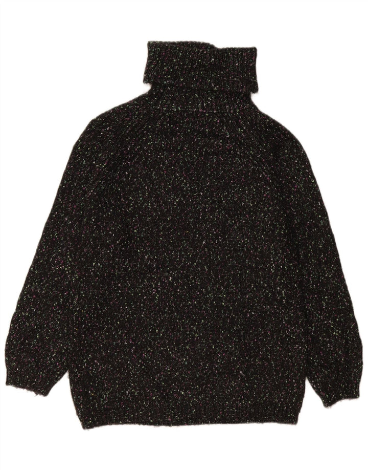 Marks & Spencer Pulover cu gât rulat pentru femei UK 10 Small Black Flecked