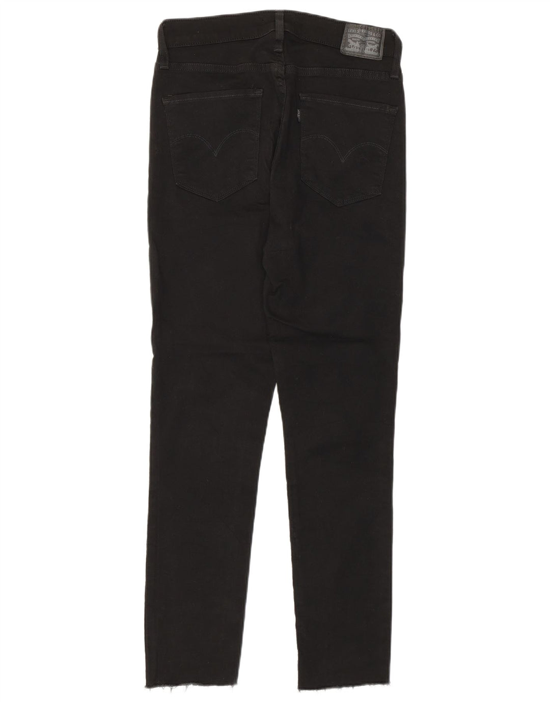 Blugi skinny cu talie mare Levi's 721 pentru femei L29 L27 negri