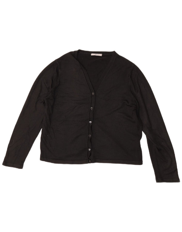 Pulover bolero pentru femei Marks & Spencer UK 20 2XL negru acrilic