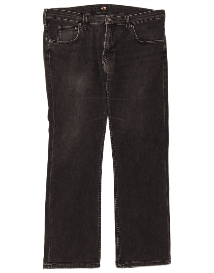 Blugi Lee Knox Straight pentru bărbați W36 L30 bumbac negru