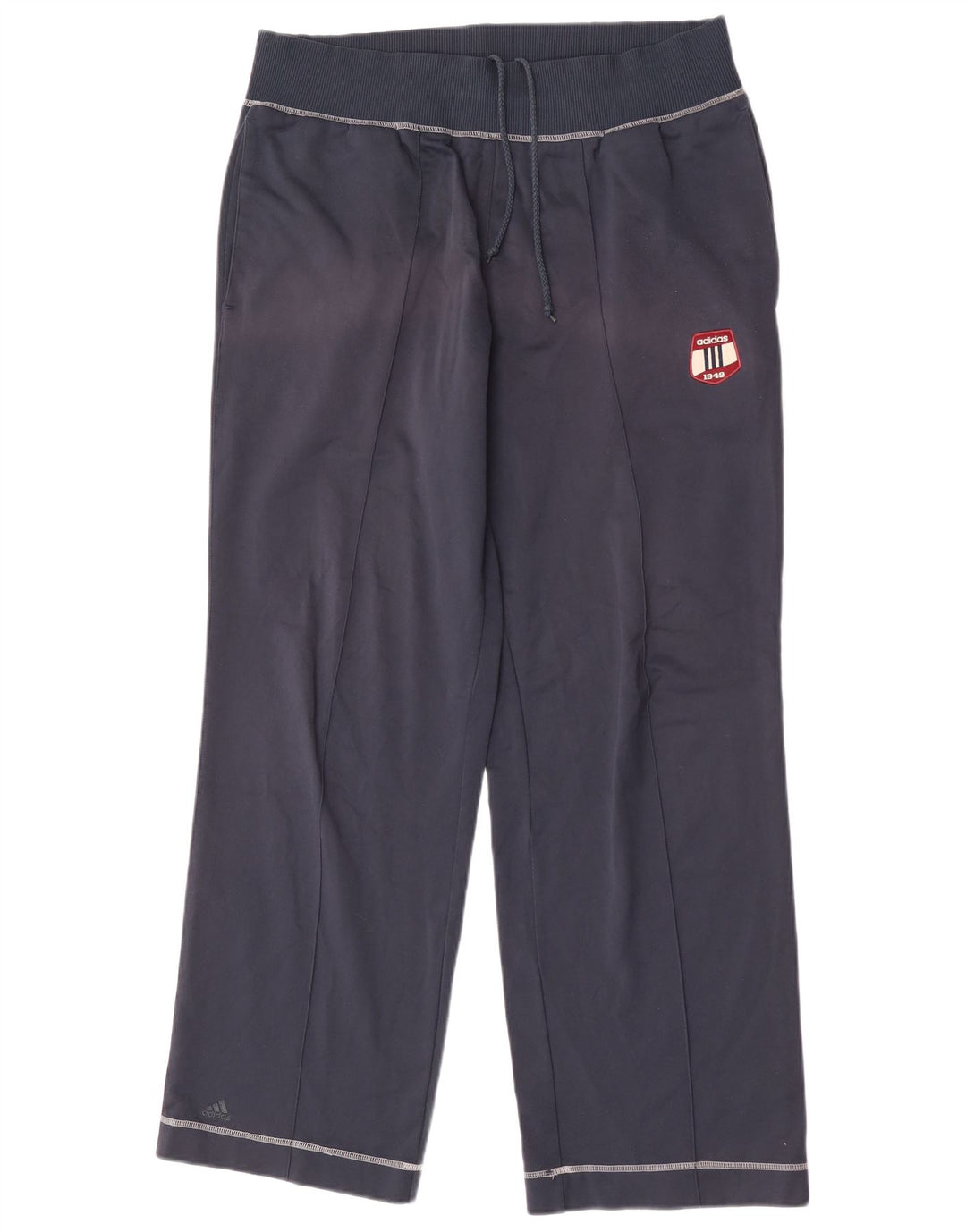 Pantaloni de trening Adidas pentru bărbați cu grafică, poliester mediu albastru