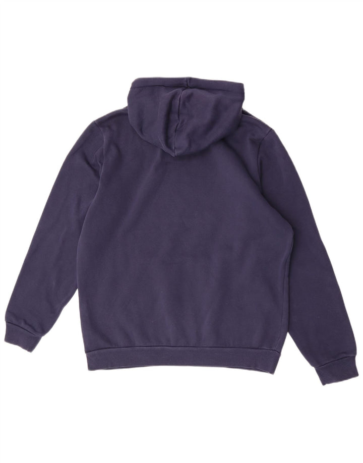 Pulover pentru bărbați Puma Graphic Hoodie Jumper mediu din bumbac bleumarin