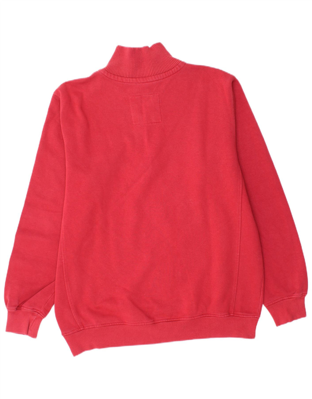 ROADSIGN AUSTRALIA Hanorac pentru bărbați, cu fermoar și gât, Pulover mare, roșu, bumbac