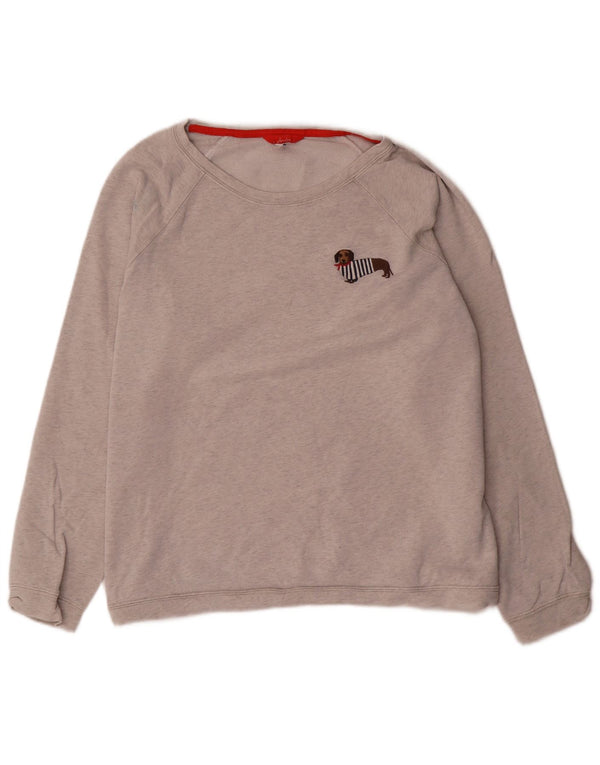 Joules Pulover pentru damă, UK 18 XL, bumbac gri