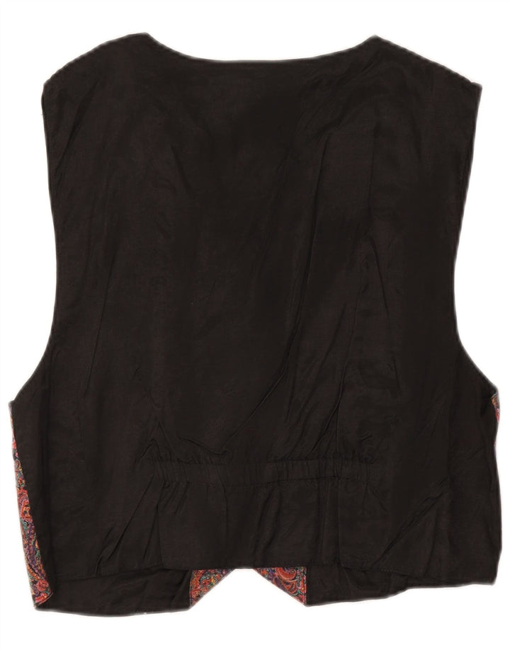 Vestă Vintage Femei IT 44/46 Medium Multicolor Paisley
