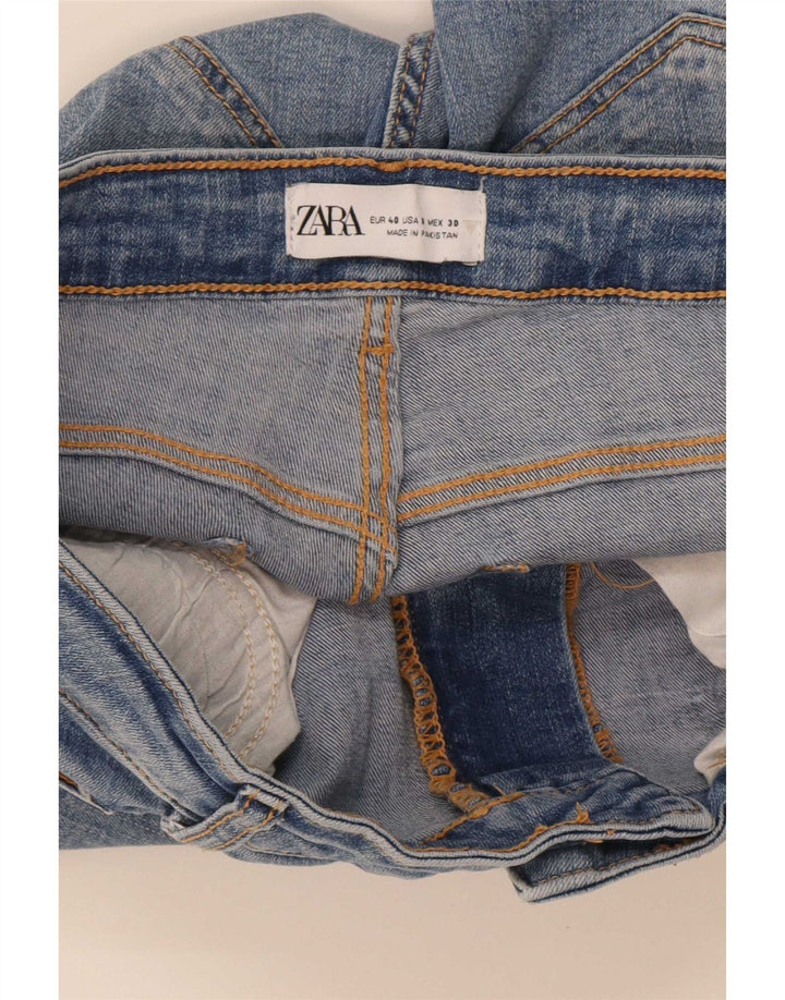 Blugi skinny dama Zara EU 40 Medium W30 L29 Albastru