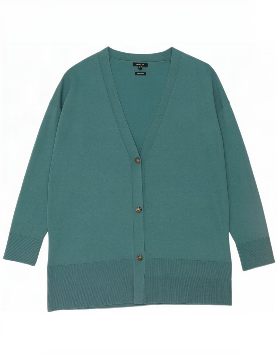 Pulover cardigan supradimensionat pentru femei Massimo Dutti UK 10 Small Green Viscose