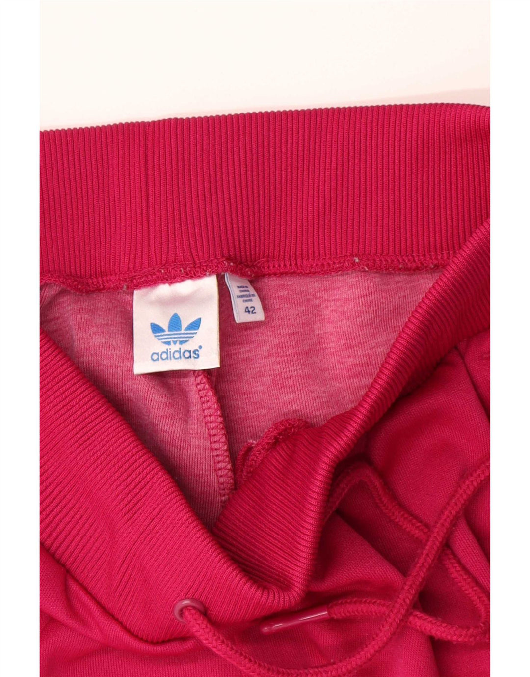 Pantaloni de trening Adidas pentru femei Pantaloni de jogging IT 42 Poliester roșu mic