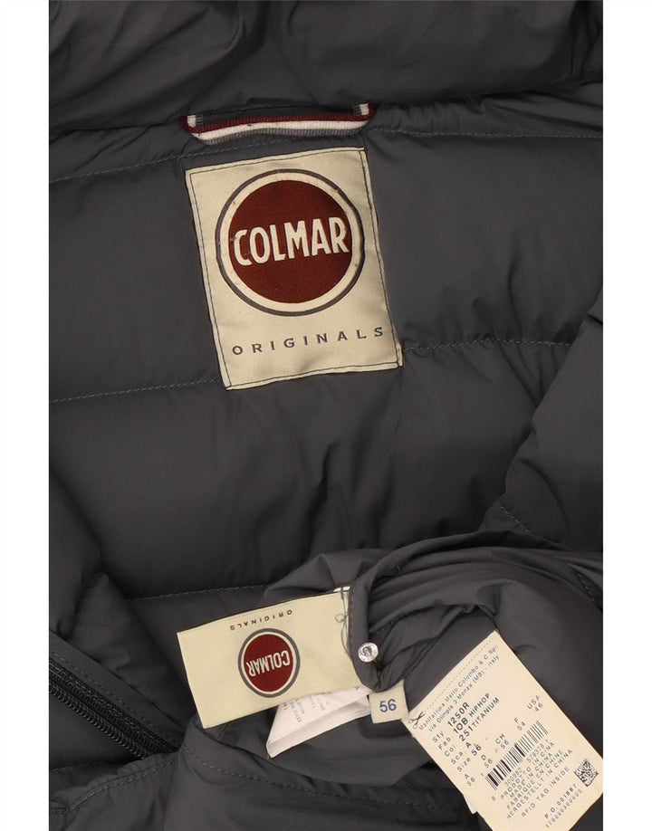 Jachetă căptușită cu glugă Colmar pentru bărbați IT 56 XL poliamidă gri