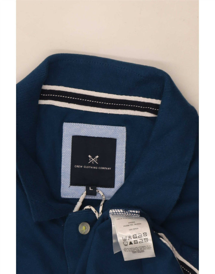 Crew Clothing Tricou polo pentru bărbați, mare, albastru, bumbac