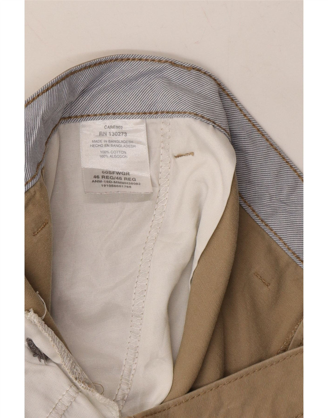 WRANGLER Mens Cargo Shorts W46 3XL Beige Cotton Vintage Wrangler and Second-Hand Wrangler from Messina Hembry 