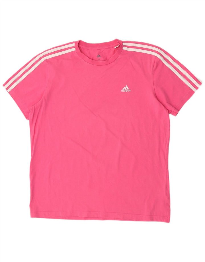 Tricou Adidas Femei Top UK 12/14 Medium Pink Bumbac