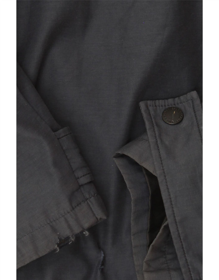 LYLE & SCOTT Jachetă de vânt pentru bărbați cu glugă, UK 40, mare, nailon bleumarin