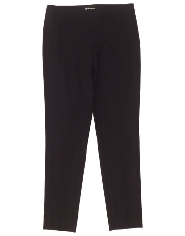 Pantaloni casual subțiri pentru femei Armani IT 38 XS W28 L29 Lână neagră