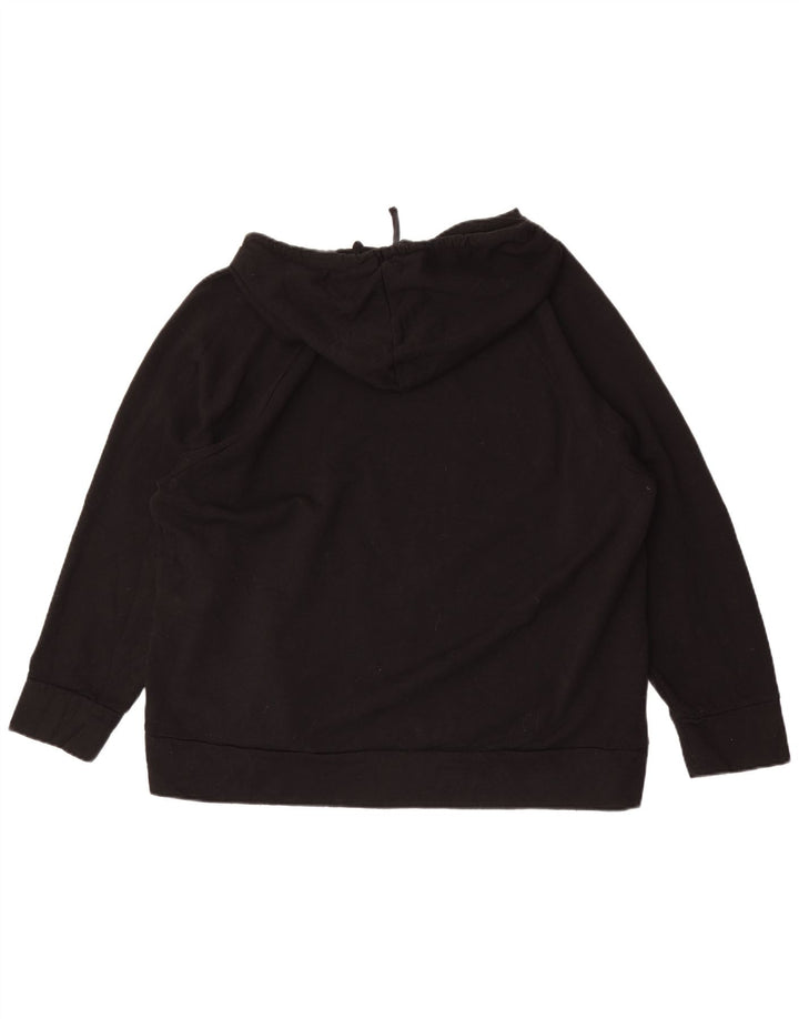 Pulover cu glugă pentru femei Eddie Bauer UK 20 2XL Poliester negru