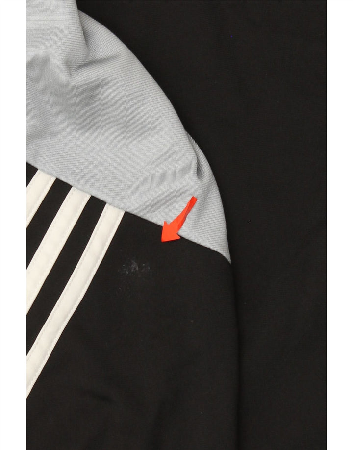 Trening pentru bărbați Adidas Top Jachetă Mic Negru Poliester Colorblock