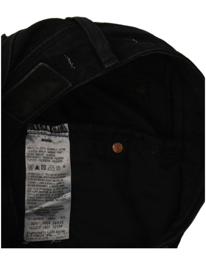 Blugi Levi's 471 Slim pentru femei W26 L28 bumbac negru