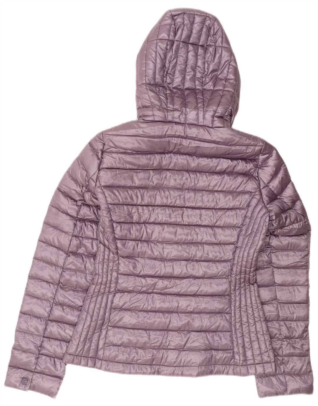 Jachetă căptușită cu glugă Calvin Klein pentru femei UK 10 Poliester violet mic