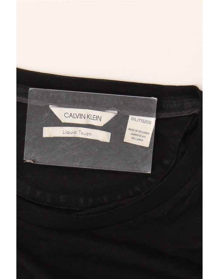Tricou Calvin Klein pentru bărbați Top 2XL Negru