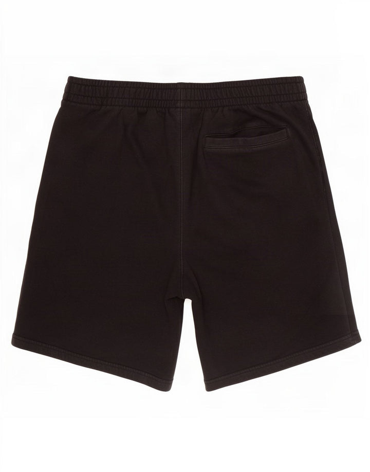 Pantaloni scurți sport Fila pentru bărbați, bumbac mediu negru