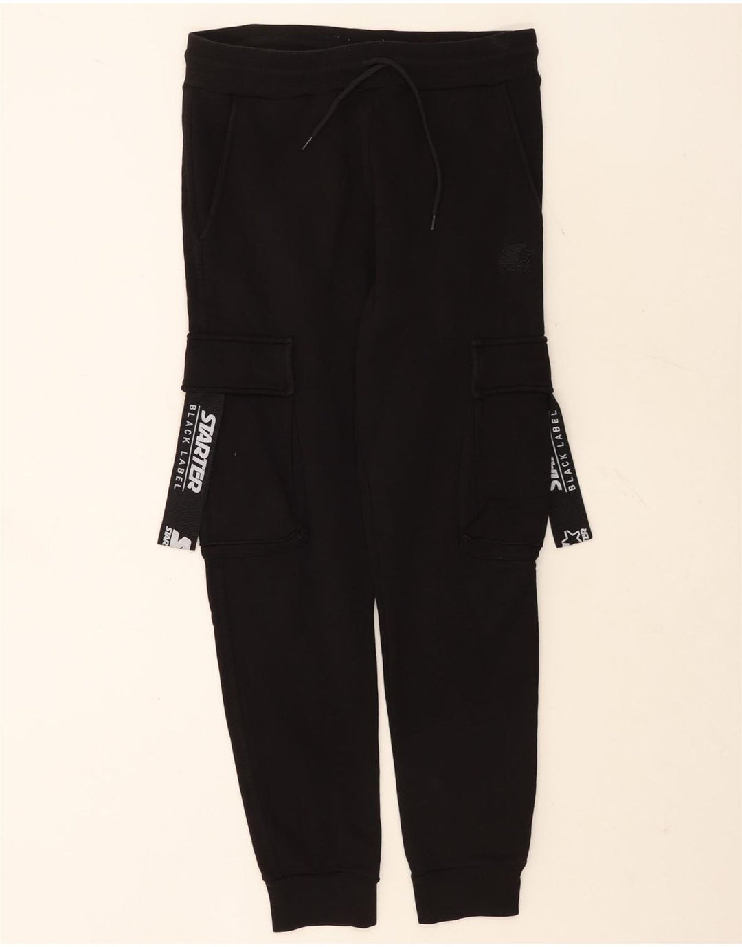 Starter Pantaloni de trening cargo grafic pentru bărbați Pantaloni de jogging Bumbac mediu negru