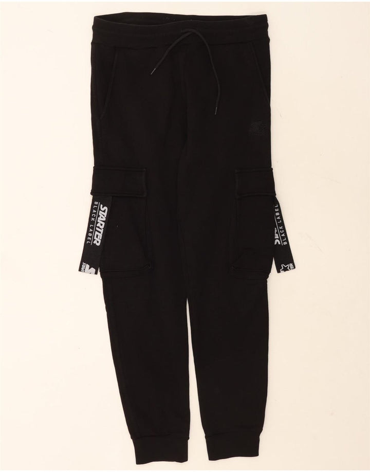 Starter Pantaloni de trening cargo grafic pentru bărbați Pantaloni de jogging Bumbac mediu negru