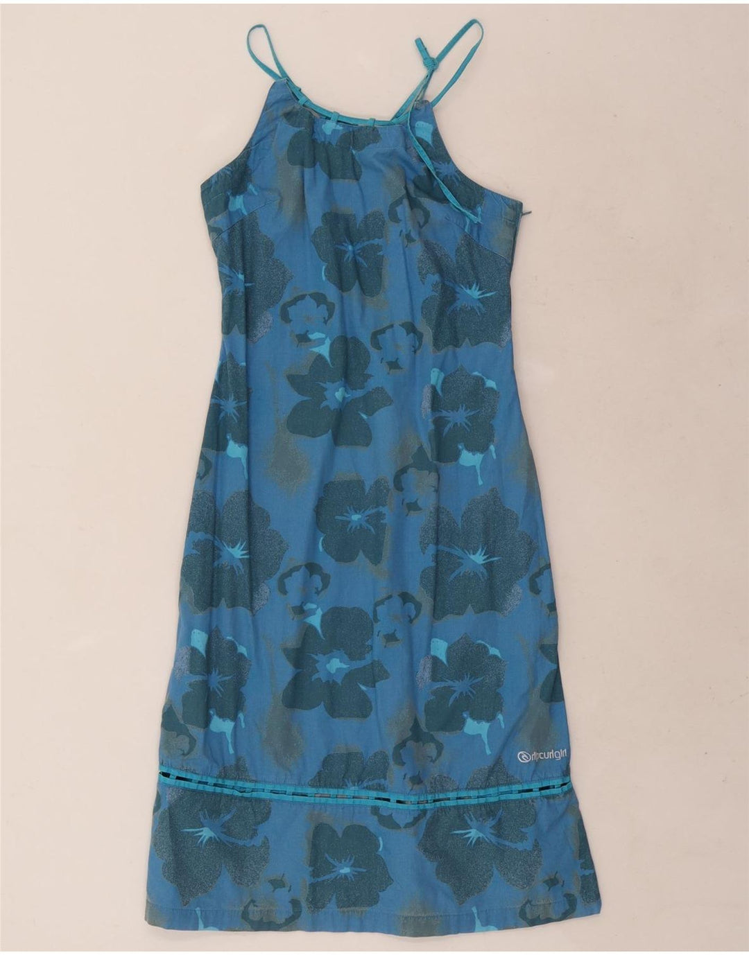Rochie Halter pentru femei Rip Curl EU 38 Medium Blue Floral Bumbac