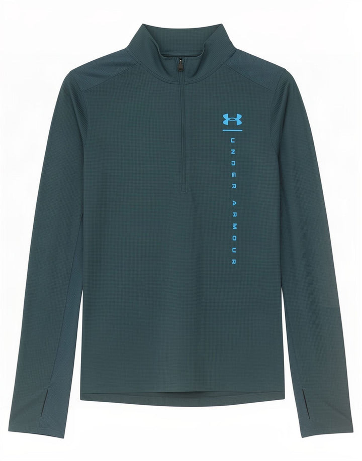 Top de trening Under Armour pentru bărbați Heat Gear Graphic Pullover Mic, albastru