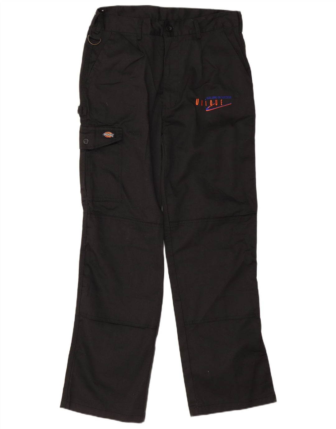 Pantaloni cargo drepti pentru bărbați Dickies L32 L30 Poliester negru