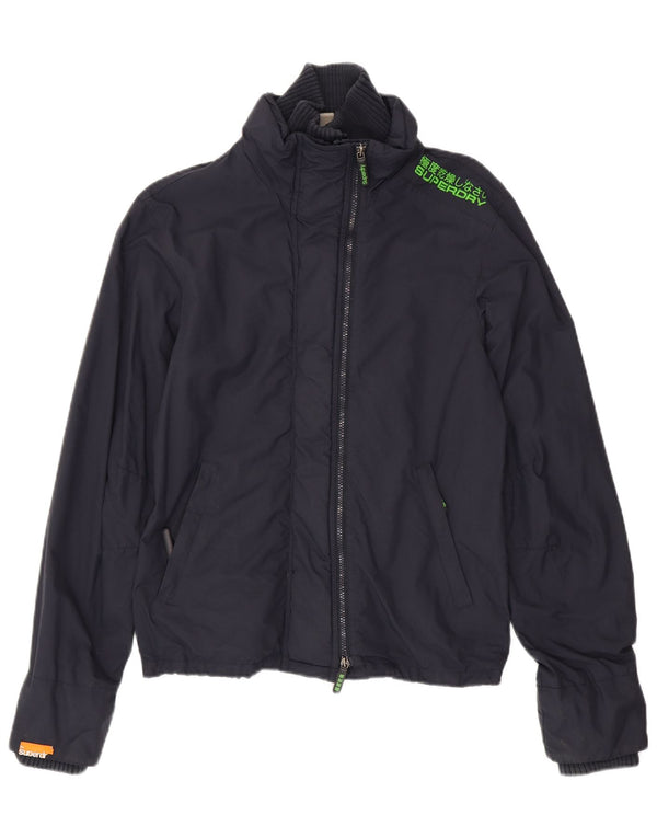 Jachetă de ploaie Superdry pentru bărbați UK 38 Medium Navy Blue Marine