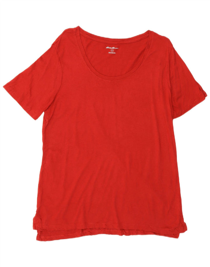 EDDIE BAUER Tricou pentru femei Top UK 16 Large Red