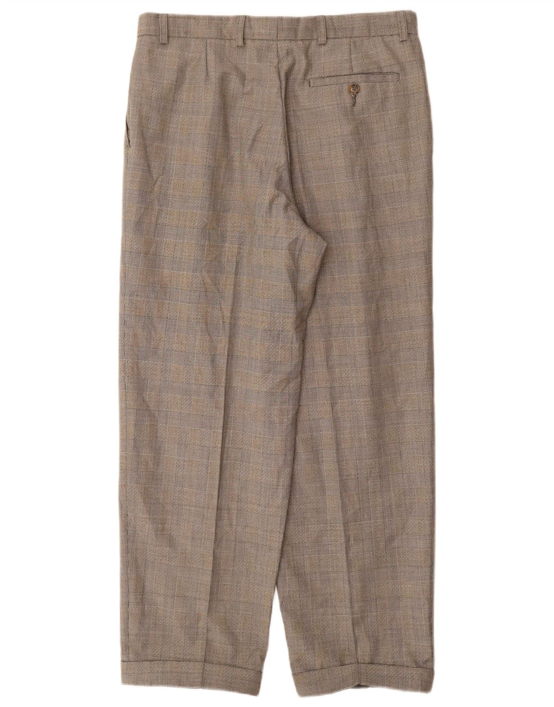 Marks & Spencer Pantaloni de costum pentru bărbați St. Michael Pegged W32 L29 Gri Check
